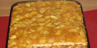 Tort cu mere si biscuiti