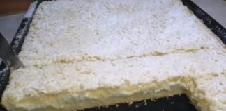 prăjitura cu brânză dulce de vaci