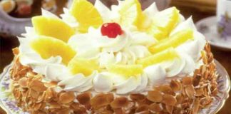 Tort cu frisca si ananas – o idee perfecta de tort pentru noaptea de Revelion