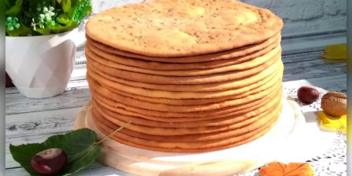 Rețetă simplă și rapidă pentru foi subțiri și aromate de tort cu miere
