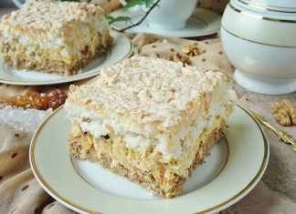 Rețetă delicioasă de prăjitură cu nucă și vanilie