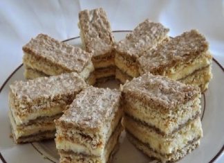 Rețetă delicioasă pentru prăjitura Santa Cruz - Foi delicate cu umplutură cremoasă