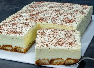 prăjitură usoara, cremoasă și parfumată cu cafea