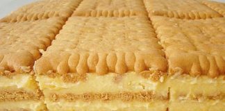 Desert rapid cu biscuiți și cremă - Rețetă delicioasă