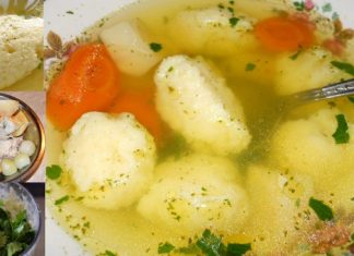 Supă de găluste făcută după reteta bunicii – Ce punea ea ca sa-i dea gust bun