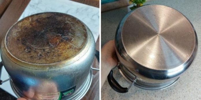 cum poți curăța perfect oalele de inox, să arate ca noi, fără chimicale