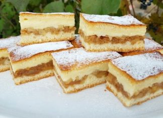 Descoperă răjitura de casă cu umplutură de mere si vanilie – Nimeni nu poate refuza o bucată