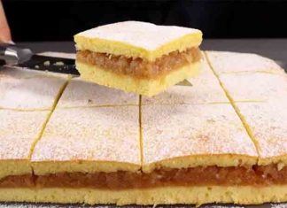 Plăcinta cu mere delicioasă și aerată - rețetă ușoară și rapidă!