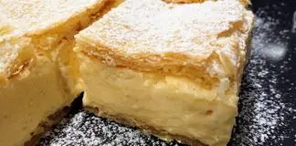 Descoperă reteta prăjiturii super cremoase făcută din aluat foietaj si cremă de vanilie
