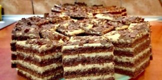 Prăjitura cu blat pufos și cremă bogată de mascarpone și caramel impresionează la orice invitat