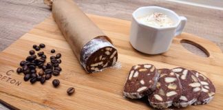 Salam de biscuiți cu nucă sau stafide - Rețetă simplă și delicioasă pentru un desert rapid