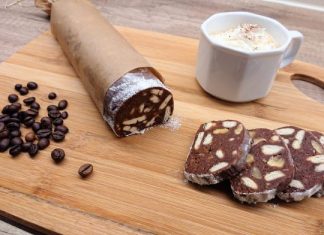 Salam de biscuiți cu nucă sau stafide - Rețetă simplă și delicioasă pentru un desert rapid