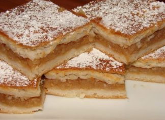 Prăjitură fragedă cu mere - O delicioasă rețetă de post cu ingrediente la îndemâna tuturor
