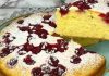 Descoperă Prăjitura Delicioasă cu Cirese si Chefir - Gustosă și Foarte Aromată