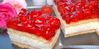 Rețetă de Prajitură cu Capsuni, Friscă și Mascarpone