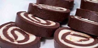 Ruladă cu Ciocolată și Cremă de Brânză Dulce - Desert Fără Coacere, Rapid și Simplu