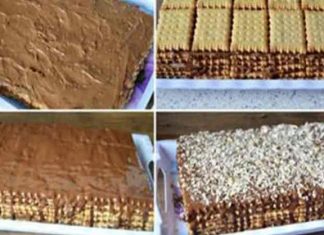 Bucură-te de un delicios tort de biscuiți, ușor de făcut și fără nevoie de coacere!