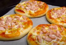 Mini pizza cu legume și suncă - O delicatesă rapidă și gustoasă, perfectă pentru orice masă