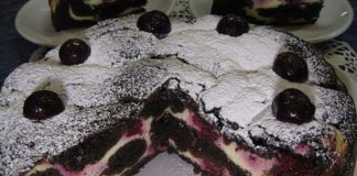 Descoperă gustul senzațional al acestei prăjituri brownie cu brânză dulce și vișine
