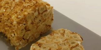 Ruladă "Napoleon" cu Doar 3 Ingrediente – Simplu și Delicios!