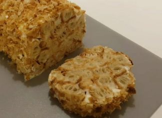 Ruladă "Napoleon" cu Doar 3 Ingrediente – Simplu și Delicios!