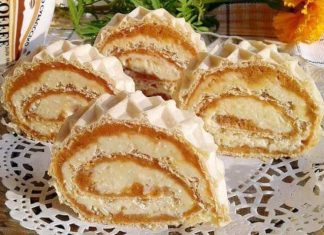 Ruladă de Napolitană cu Caramel și Lapte Praf - Deliciul Perfect pentru Orice Ocazie
