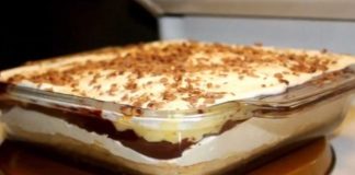 Prăjitură Orientală cu Blat de Cacao și Două Creme Delicioase