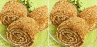 Ruladă cu Nucă, Miere și Scorțișoară - Un Desert Deosebit pentru Orice Ocazie
