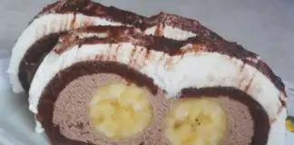 Rețetă de Ruladă Cremoasă cu Frisca si Banane