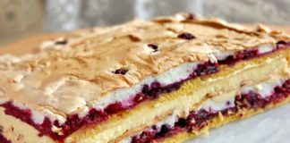 Prăjitura Poloneză Pani Walewska - Rețetă Delicioasă