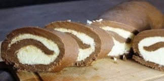 Ruladă de Biscuiți cu Nucă de Cocos: Deliciul Care se Topește în Gură